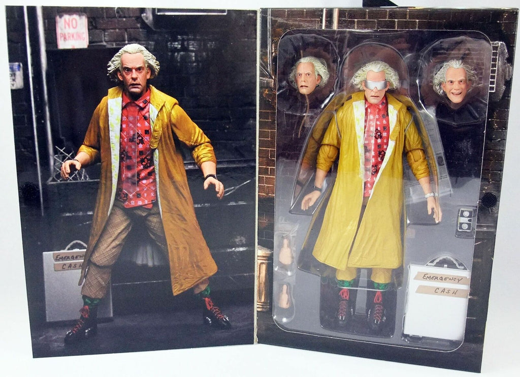 NECA Back to The Future Part 2 - 7" Scale Action Figure - Ultimate Doc Brown (2015) - figurineforall.com