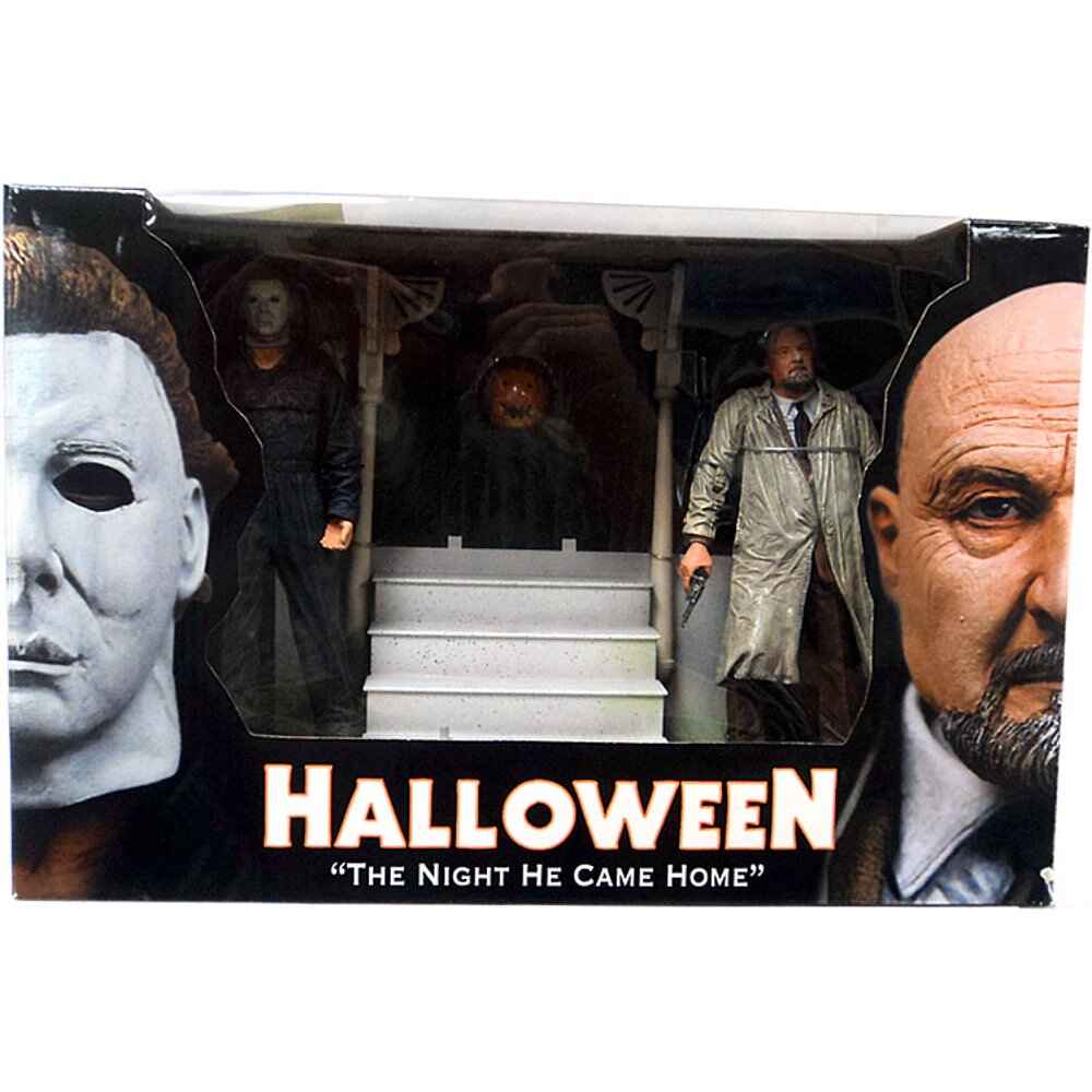 Halloween The Night He Came Home Michael Myers and Dr. Loomis Box Set Figure
