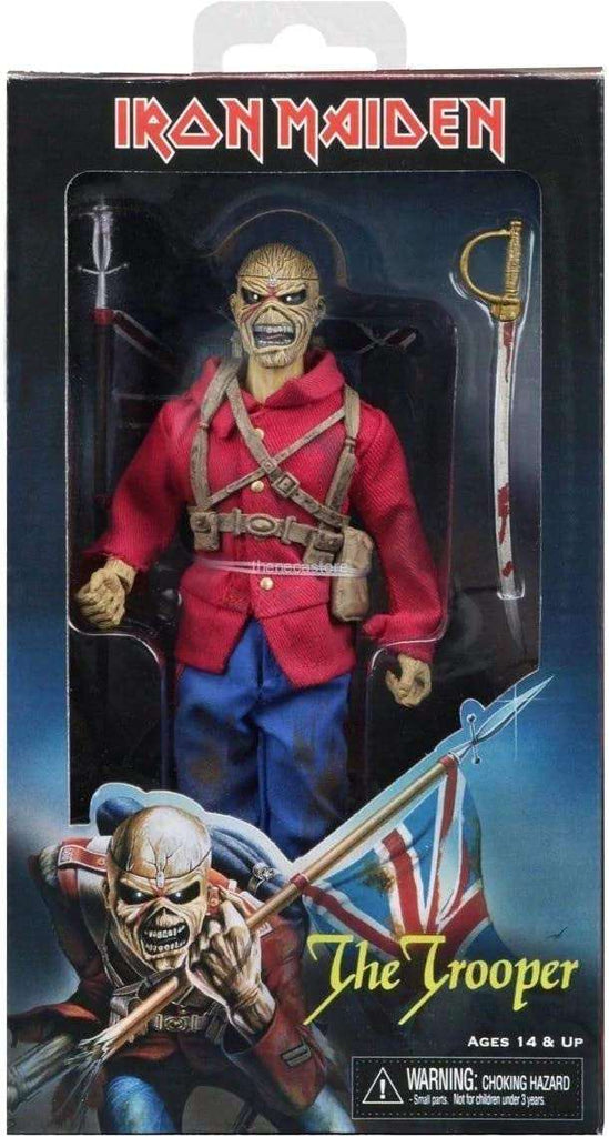 Iron Maiden Eddie The Trooper 8 Inch Clothed Action Figure - figurineforall.com