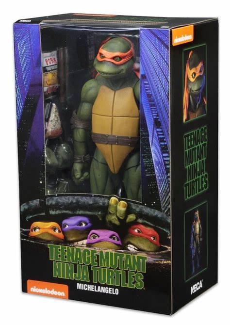 Teenage Mutant Ninja Turtles 1990 Movie Michelangelo 18 inch 1/4 Scale Action Figure