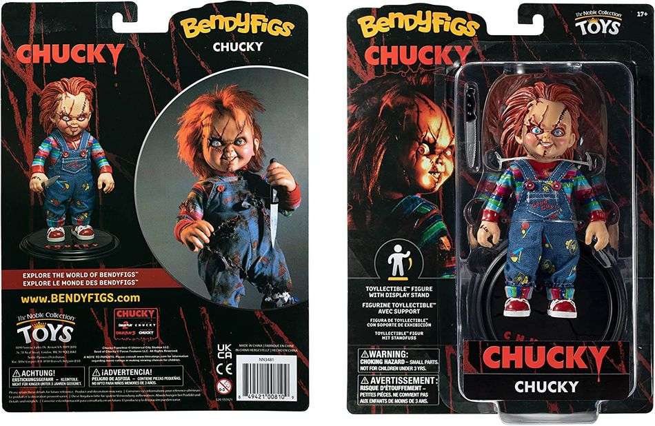 BendyFigs Horror Chucky Movie 7 Inch Figure - Chucky - figurineforall.com