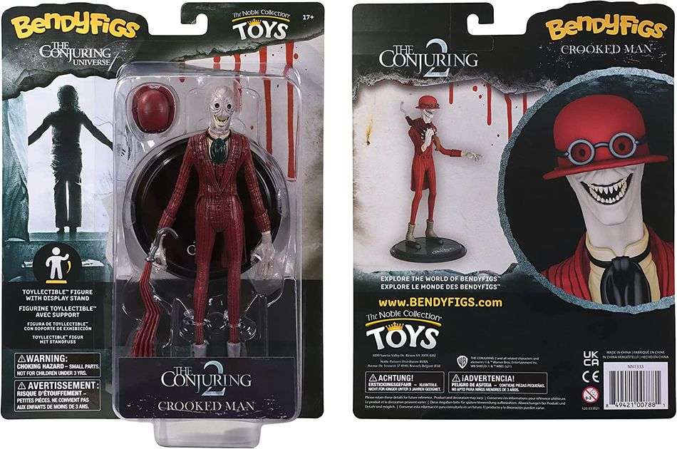 BendyFigs Horror The Conjuring 2 Movie 7 Inch Figure - Crooked Man - figurineforall.com