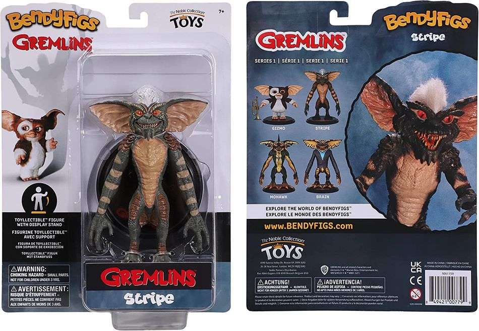 BendyFigs Gremlins Movie 7 Inch Figure - Stripe - figurineforall.com