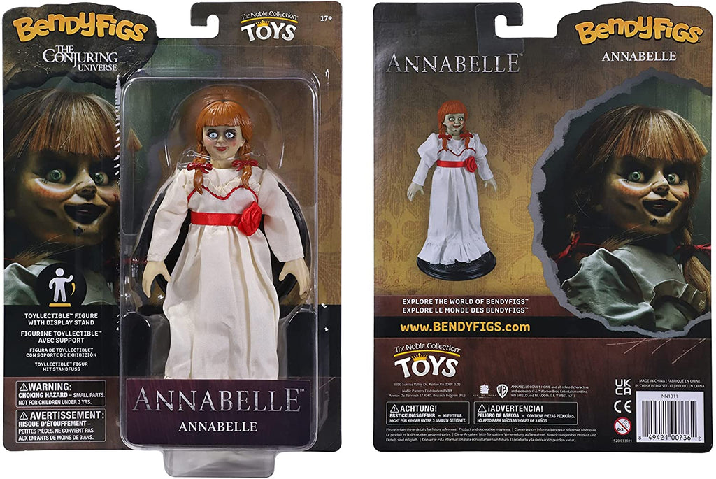 BendyFigs Horror The Conjuring Movie 7 Inch Figure - Annabelle - figurineforall.com