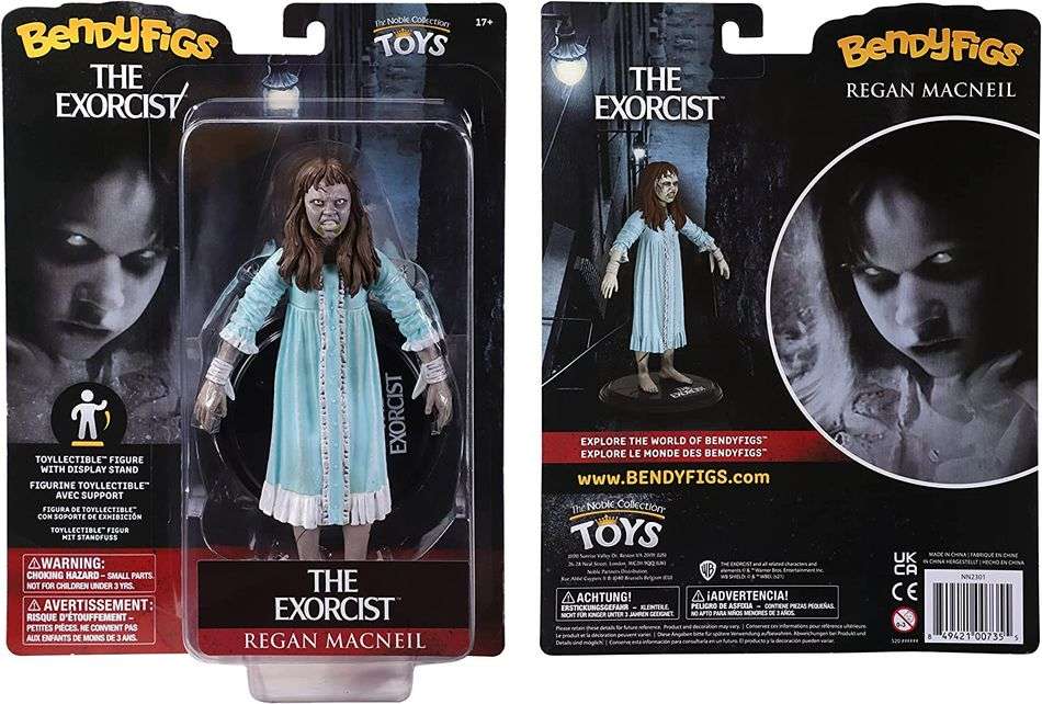 BendyFigs Horror The Exorcist Movie 7 Inch Figure - Regan - figurineforall.com