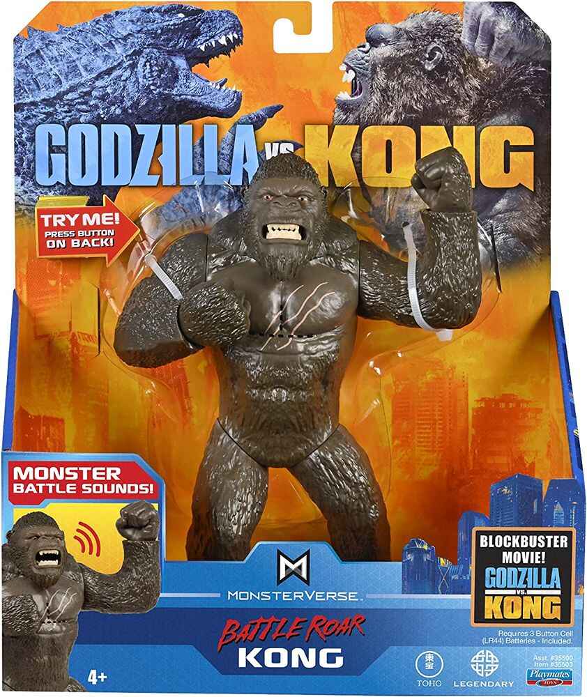 Godzilla vs Kong MonsterVerse Movie Kong Battle Roar 6 inch Action Figure