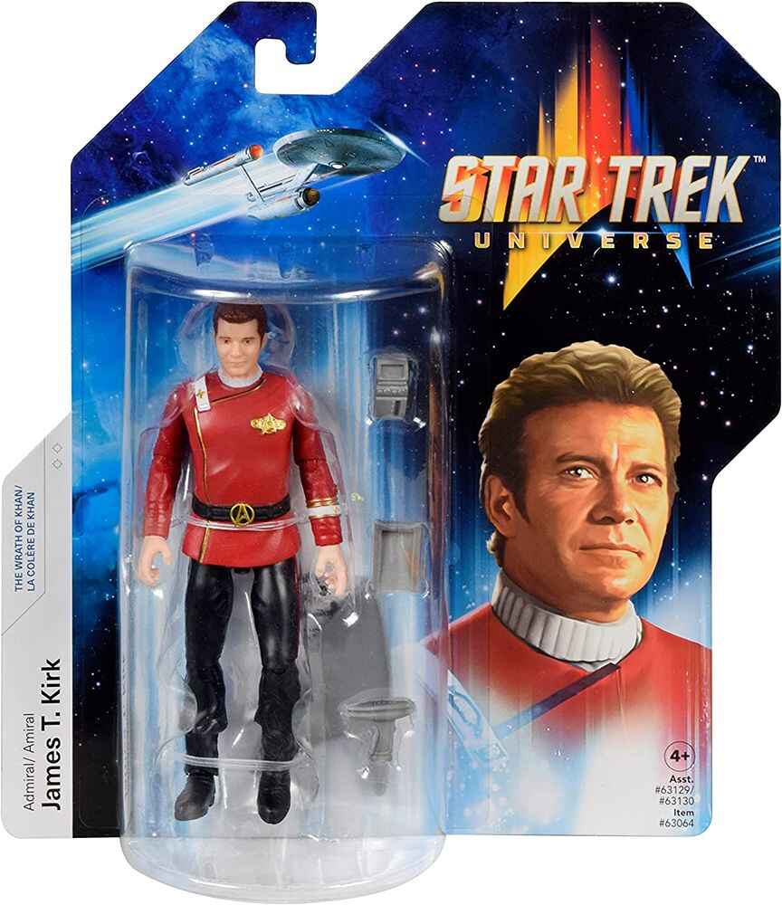 Star Trek Universe The Wrath of Khan Admiral James T. Kirk 5 Inch Action Figure