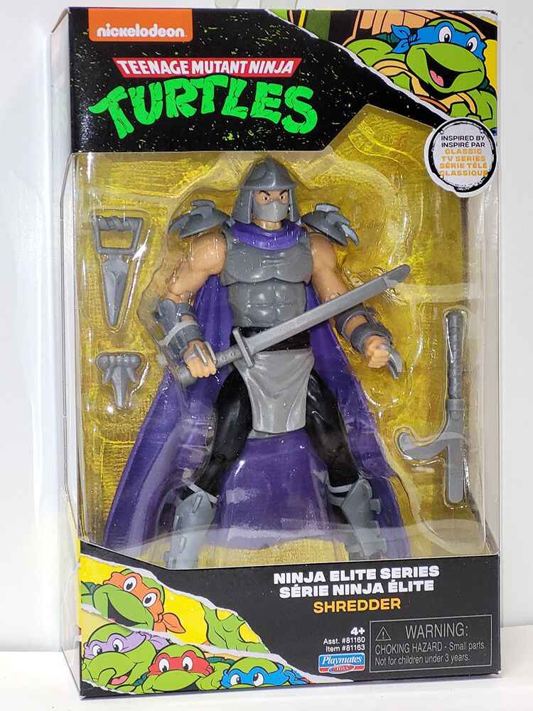 Teenage Mutant Ninja Turtles Classic Cartoon Elite 6 Inch Action Figure - Shredder