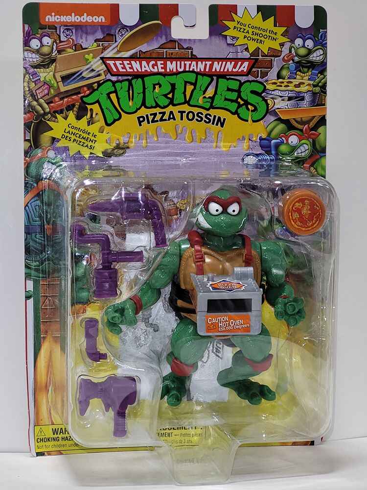 Teenage Mutant Ninja Turtles Classic Pizza Tossin' 5 Inch Action Figure - Raphael