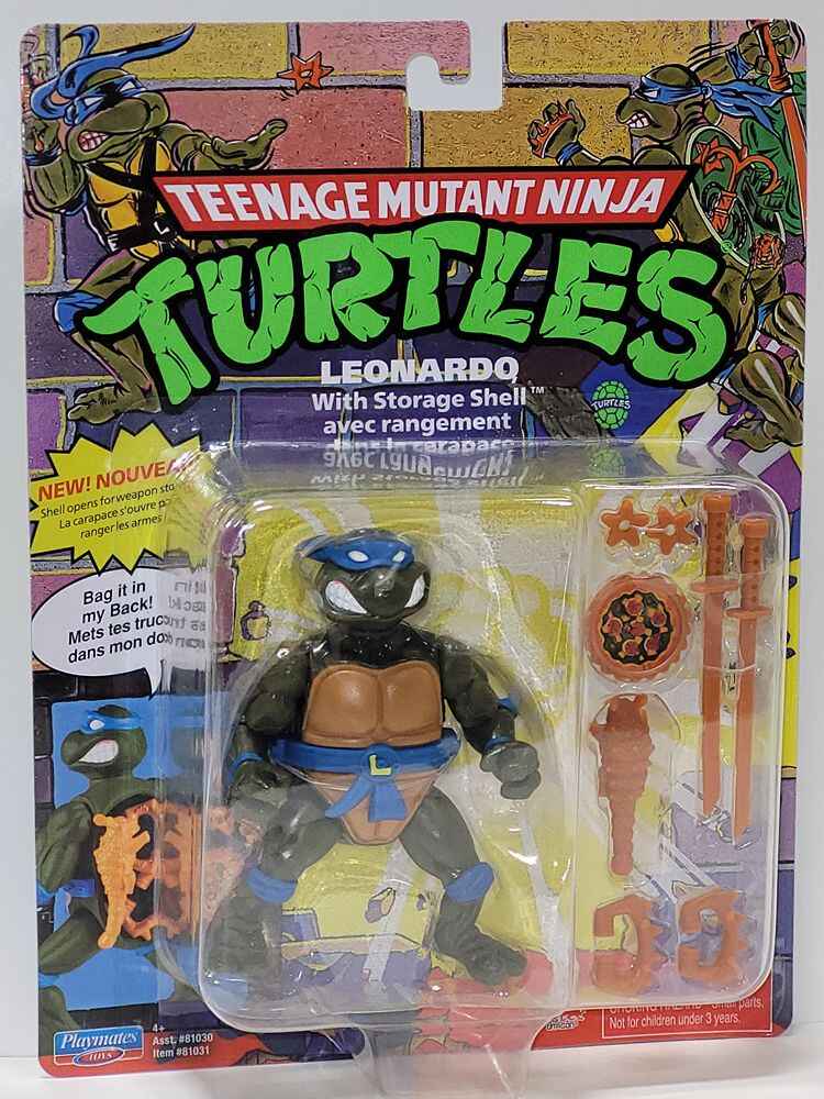 Teenage Mutant Ninja Turtles Classic Storage Shell 5 Inch Action Figure - Leonardo