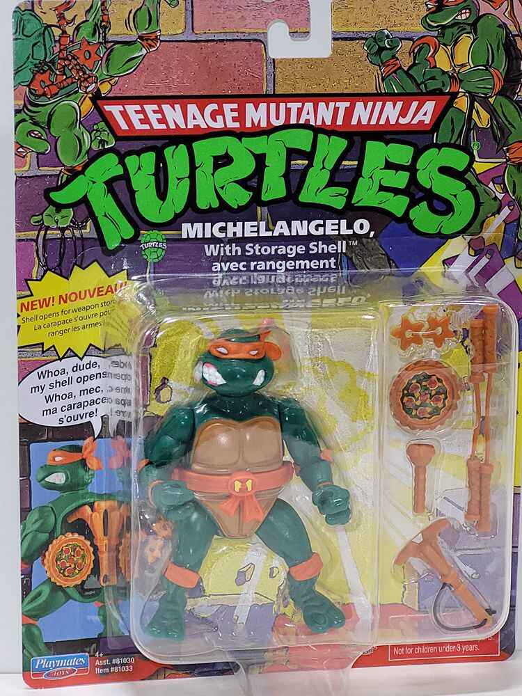 teenage mutant ninja turtles MICHELANGELO 9.5 inch 2012 tmnt –  ActionFiguresandComics