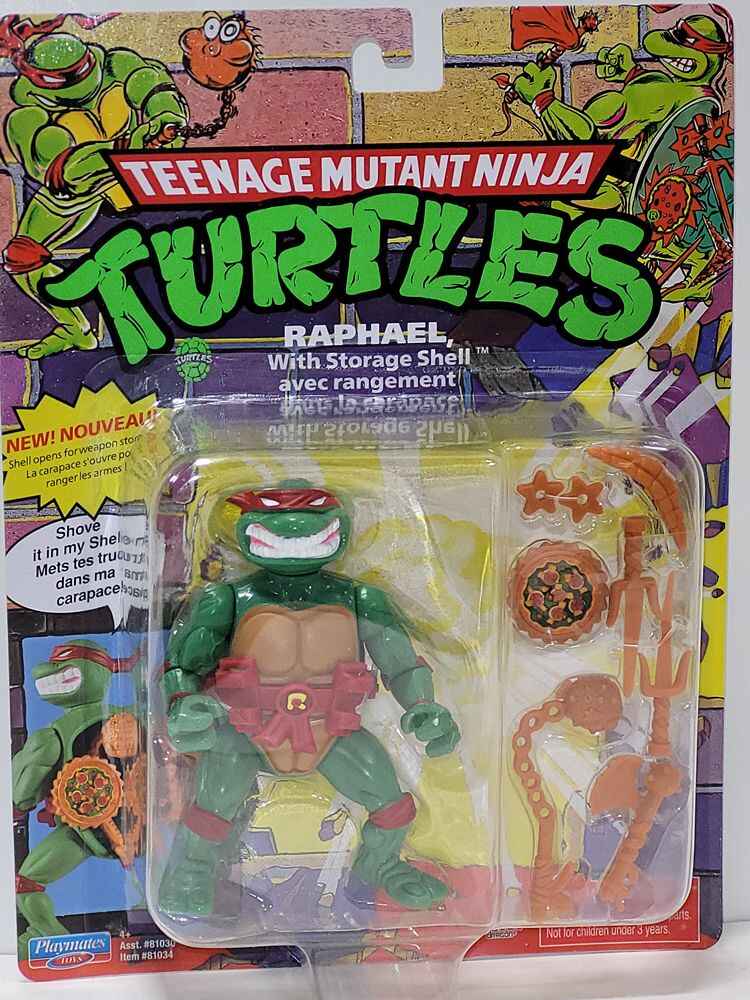 Teenage Mutant Ninja Turtles Classic Storage Shell 5 Inch Action Figure - Raphael