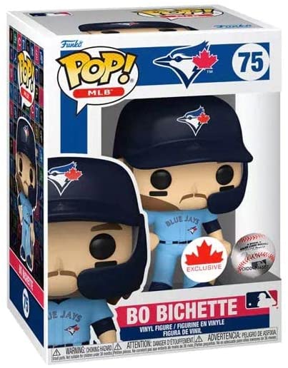 Pop Sports MLB Baseball 3.75 Inch Vinyl Figure - Bo Bichette #75 Toronto Blue Jays - figurineforall.com