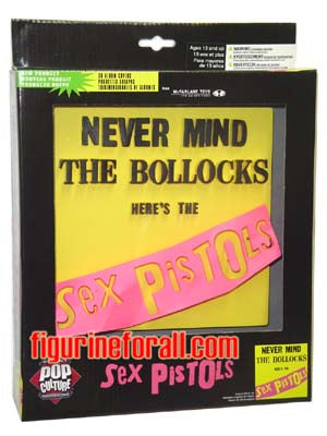 3D Album Cover Wall Art - Sex Pistols (Never Mind the Bullocks) Yellow version