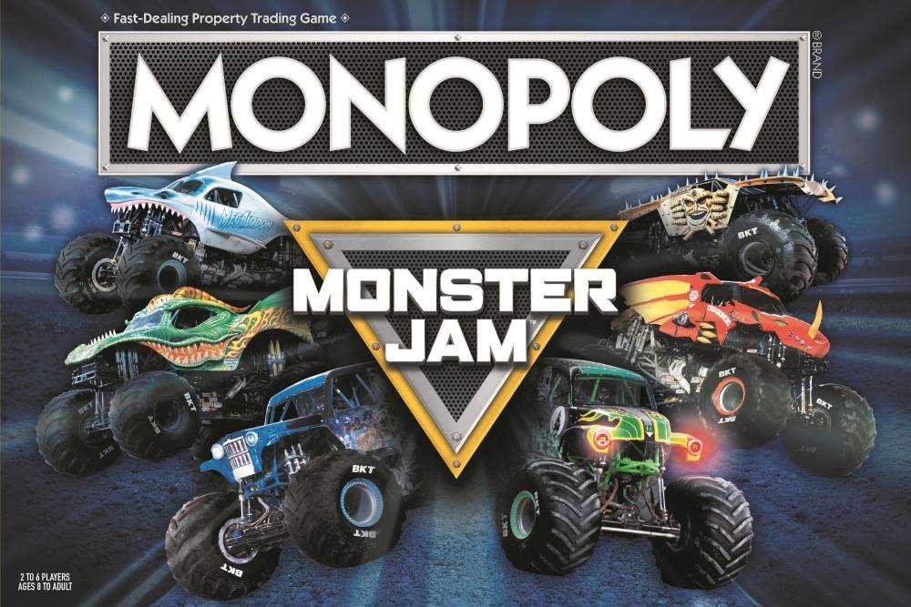 Monopoly Monster Jam Edition Board Game - figurineforall.com