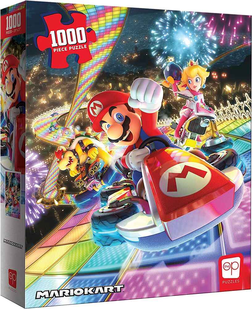 Puzzle 1000 Pieces - Super Mario Mario Kart Rainbow Road Jigsaw Puzzle