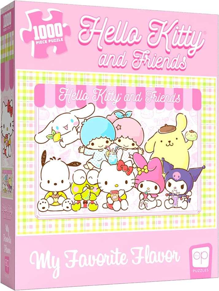 Puzzle 1000 Piece - Hello Kitty and Friends (My Favorite Flavor) Jigsaw Puzzle - figurineforall.com