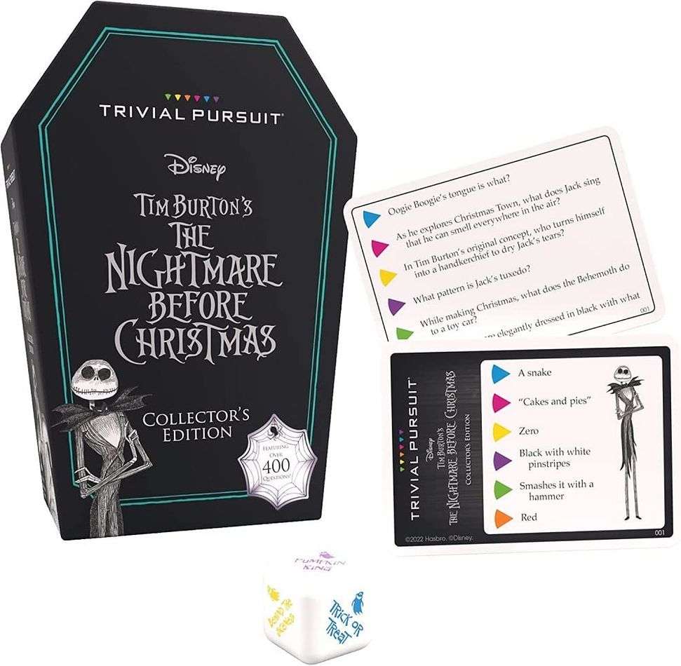 Trivial Pursuit Disney The Nightmare Before Christmas Collectors Edition 420 Trivia Questions Card Game - figurineforall.com