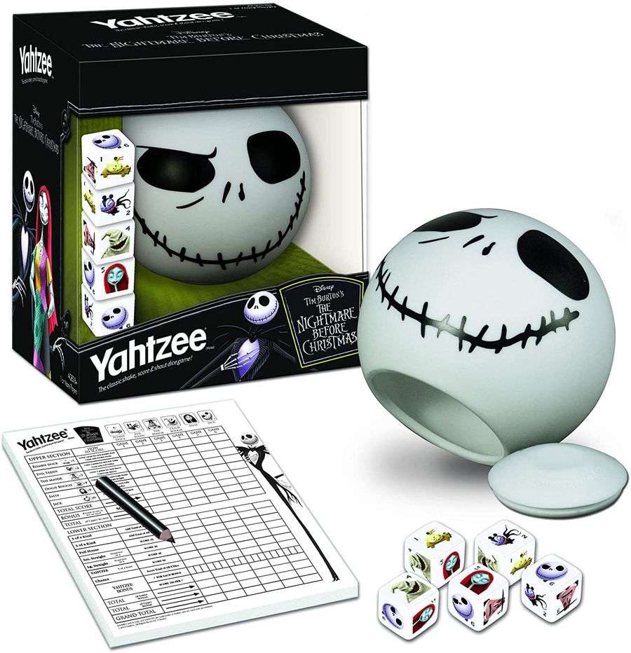 Yahtzee Disney The Nightmare Before Christmas Dice Game - figurineforall.com